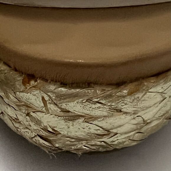 Anne Klein Lina Espadrille Wedge Shoes Women’s‎ 10 Gold Woven Metallic Designer - Picture 14 of 16